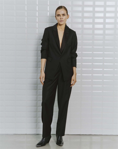 Withblack - Adele WBL Tailored Tuxedo Bukser - Black